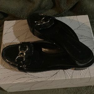 🌺Patent Leather Slides wSilver hardware 🌺